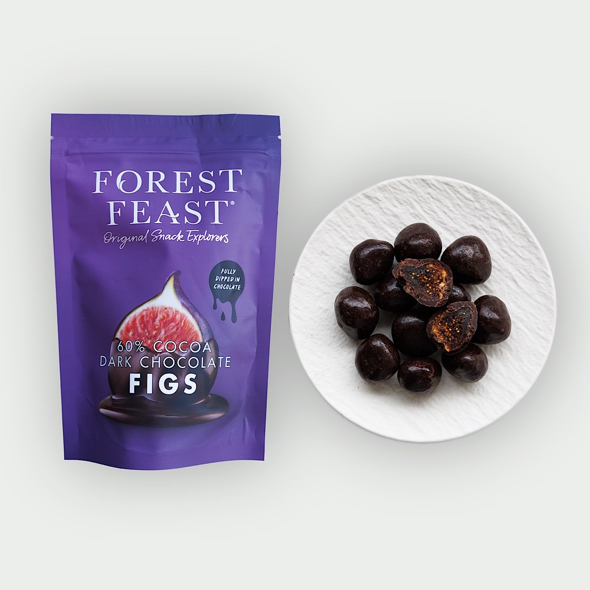 Figi w ciemnej czekoladzie